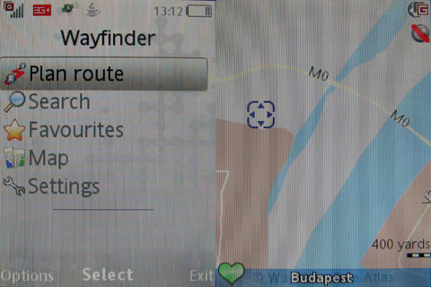 Sony Ericsson W715 menü