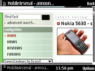 Nokia 5730 XpressMusic menu