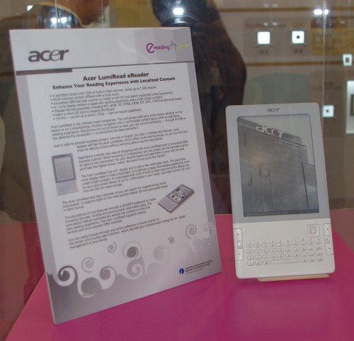 Acer LumiRead [+](forrás: PROHARDVER!)