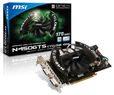 MSI GeForce GTS 450 Cyclone