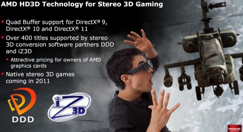 AMD HD3D platform