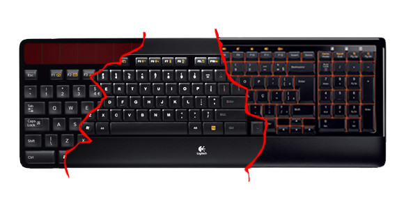 A Logitech K750, K800 és a K300 A Logitech K750, K800 és a K300