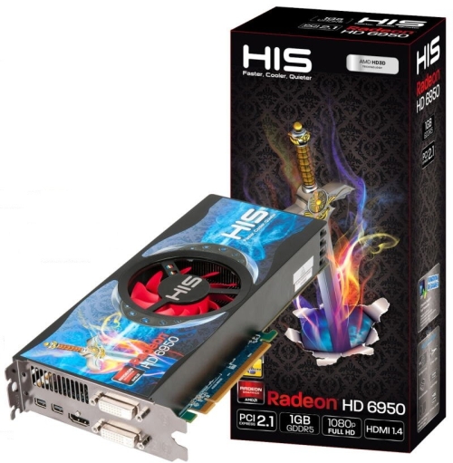 HIS Radeon HD 6950 1 GB