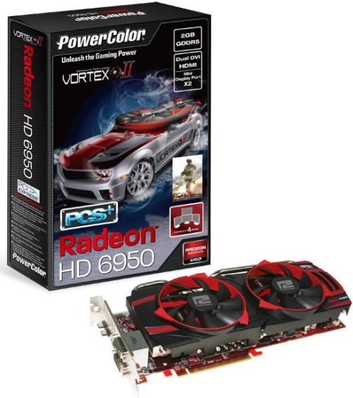 PowerColor Radeon HD 6950 PCS+ Vortex II Edition