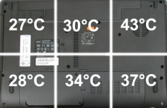 Acer Aspire 5755 hőmérséklet terhelt állapotban