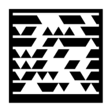 Egy próba kód színes és monokróm változatban. Egy próba kód színes és monokróm változatban.