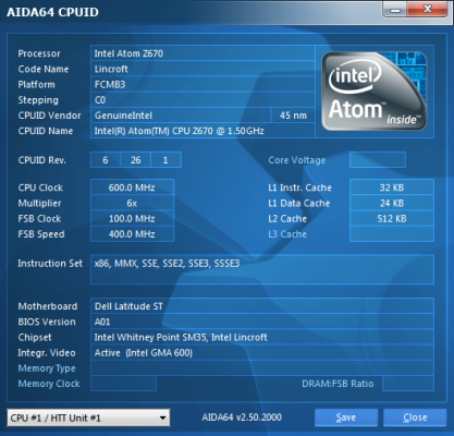 Intel Atom Z670