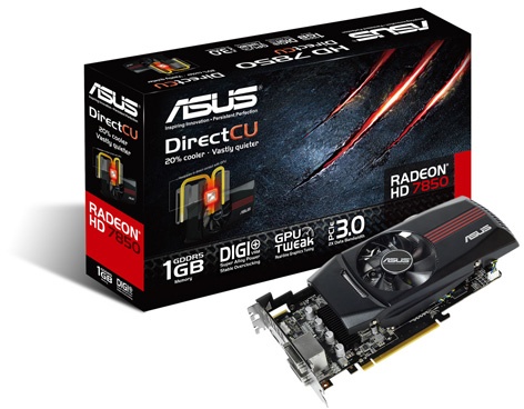 ASUS Radeon HD 7850 DirectCU II 1 GB
