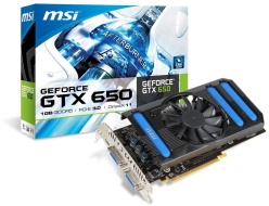 MSI GeForce GTX 650 alap és Power Edition verzió