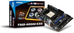 MSI FM2-A55M-E35 és FM2-A55M-E33 MSI FM2-A55M-E35 és FM2-A55M-E33