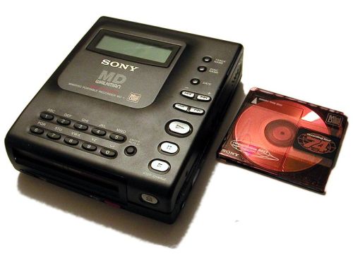 Az első Minidisc lejátszó, a Sony MZ1