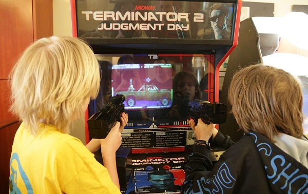 Az ominózus Terminator 2: Judgement Day játéktermi gép