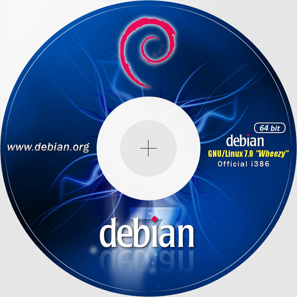 Linux Live CD artwork a Debianhoz