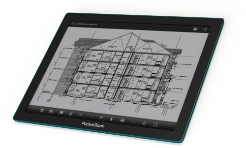 PocketBook CAD Reader: E Ink Fina kijelzős tablet Androiddal
