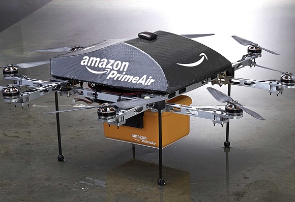 Az Amazon elképzelése a jövő egyik lehetséges áruszállítási módjáról