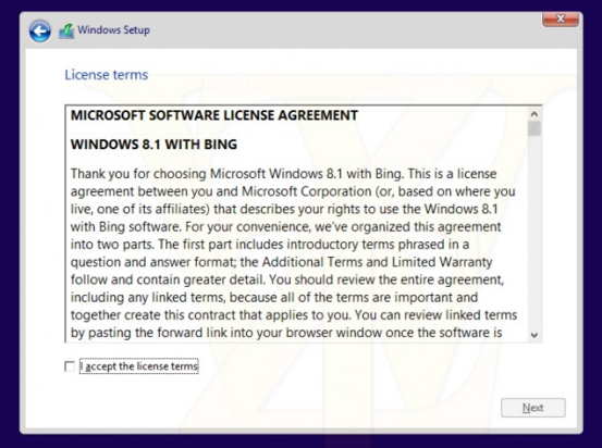 Windows 8.1 with Bing. Forrás: Wzor.net