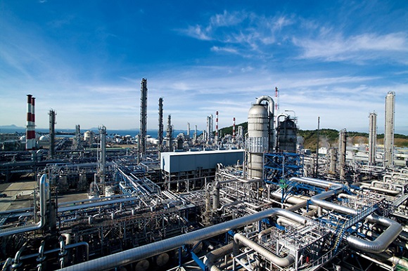 A Samsung Petrochemicals egyik kínai gyára