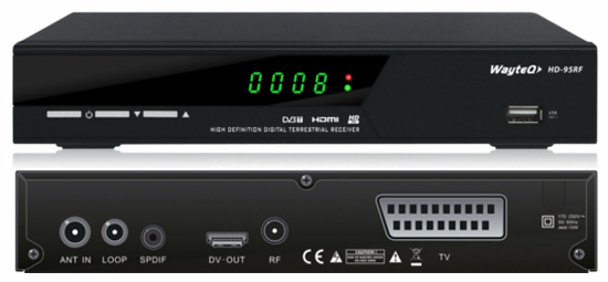 WayteQ HD-95RF: egy olcsó set-top box