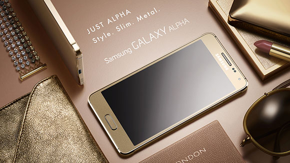 A Samsung Galaxy Alpha