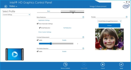 Intel adaptív kontraszt beállítás Intel adaptív kontraszt beállítás