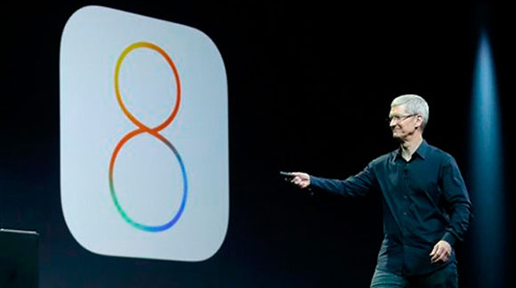 Tim Cook bemutatja az iOS 8-at