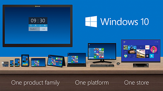 A Microsoft bemutatta a Windows 10-et