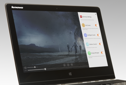 Lenovo Yoga 3 Pro és a Harmony szoftver