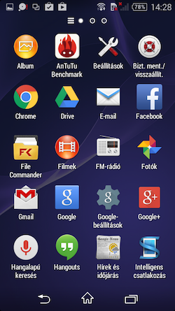 Sony Xperia E3 Screen Shot