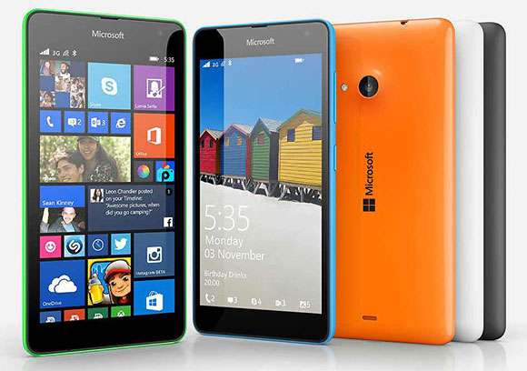 Lumia 535 szoftverfrissítés