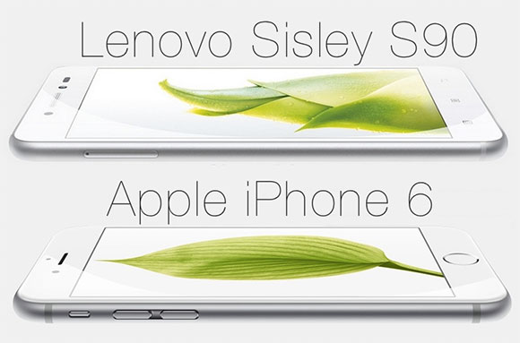 Lenovo S90 Sisley vs Apple iPhone 6