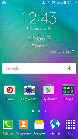 A Samsung Galaxy A7 a Note 4 TouchWIz variánsát kapta meg