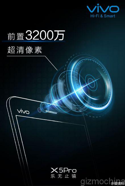 A Vivo X5 Pro rekordfelbontású előlapi kamerával hódíthat