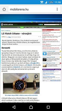 Sony Xperia Z3+ Screen Shot
