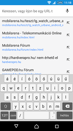 Sony Xperia Z3+ Screen Shot