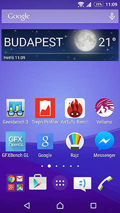Sony Xperia Z3+ Screen Shot
