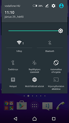 Sony Xperia Z3+ Screen Shot