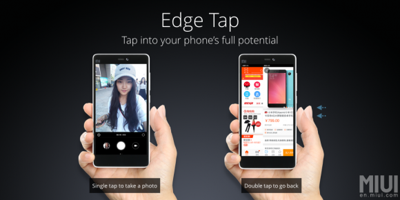Az Edge Tap a Xiaomi Mi 4c egyik különleges funkciója