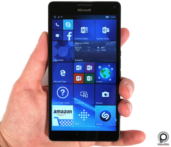 A Microsoft Lumia 950 XL-en már gyárilag Windows 10 fut
