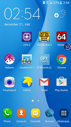 Samsung Galaxy On7 Screen Shot