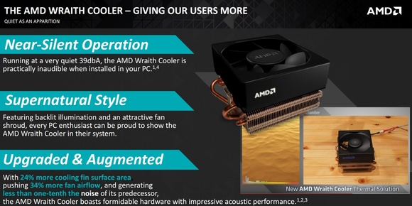 Az AMD új Wraith nevű hűtője