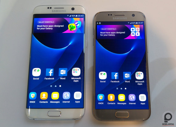 Samsung Galaxy S7 edge és Galaxy S7