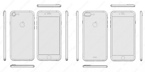 Ilyen lehet az iPhone 7 és az iPhone 7s a kiszivárgott tervrajzok alapján