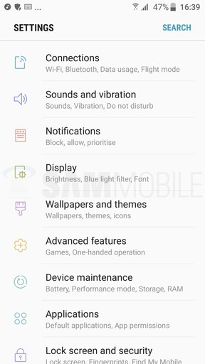 Az Android 7.0-n alapuló Grace UI. Kattints a képre a galéria megnyitásához!