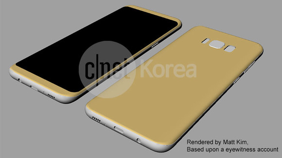 A CNet Korea és Matt Kim elképzelése a Galaxy S8-ról
