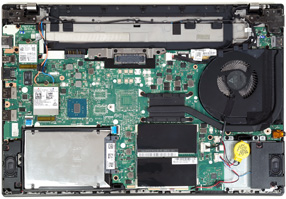 A ThinkPad T470p fenéklemeze és belső felépítése azonos a fenti képen látható T460p-vel