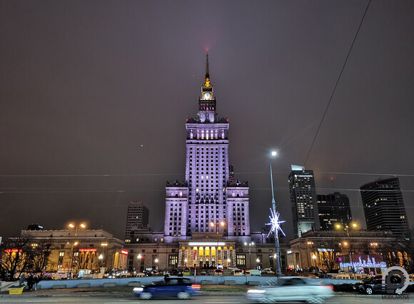 Varsói kirándulásunk egyik állomása: a Kultúra és Tudomány Palotája
