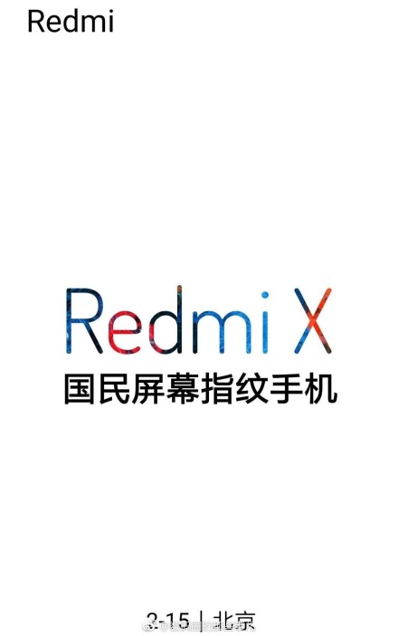 A Redmi X állítólagos posztere