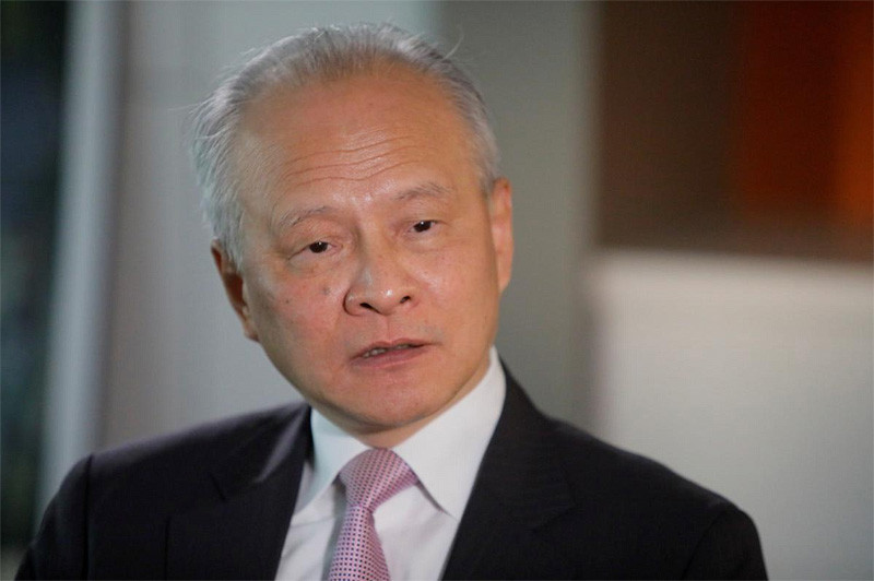 Cui Tiankai, a Kínai Népköztársaság amerikai nagykövete Cui Tiankai, a Kínai Népköztársaság amerikai nagykövete
