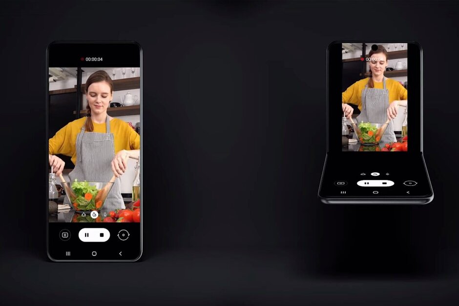 Kagylótelefon renderkép a Samsung egy tavalyi promó videójából