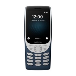 A Nokia 8210 4G kék színben.